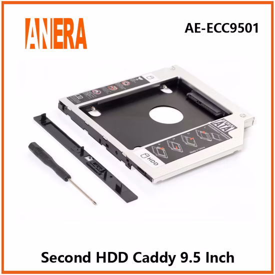 Universal 2ND HDD Caddy 12,7 mm SATA Disco Duro Caddy 2,5